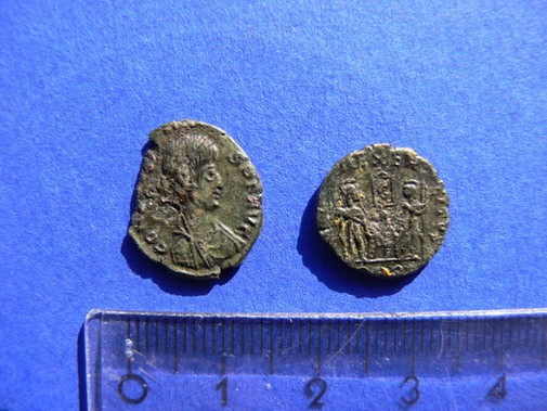 Münze mit Kaiserbildnis: Constantius II.
