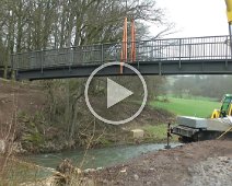Neue Brücke über die Prüm, in Waxweiler