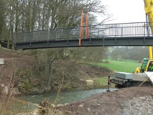 2024 Bau Brücke über die Prüm, in Waxweiler